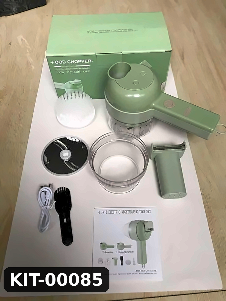 4-in-1 Electric Vegetable Cutter Set